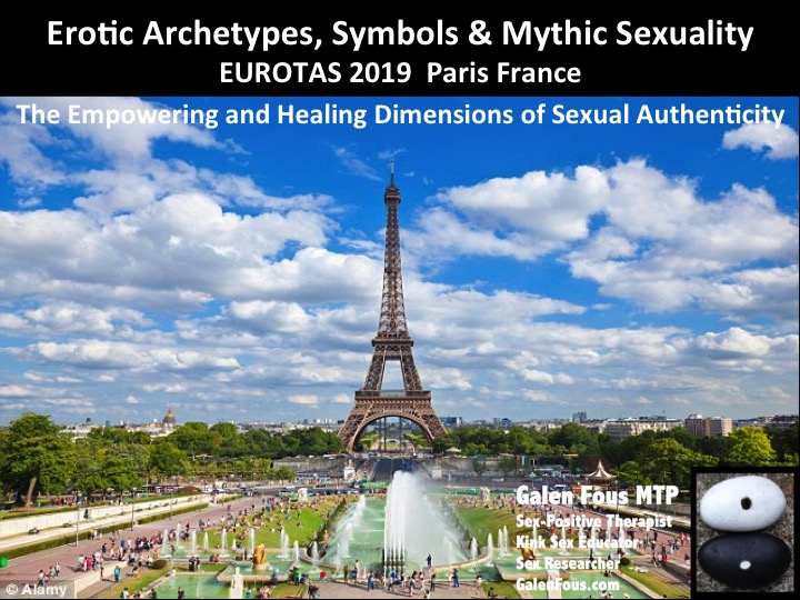 Erotic Archetypes, Symbols & Mythic Sexuality – Lecture Presentation for EUROTAS 2019