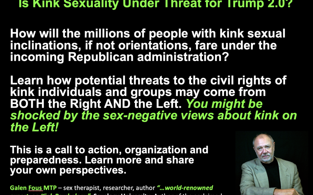 Be Prepared: Is Kink Sexuality Under Threat in the Trump 2.0 Era?